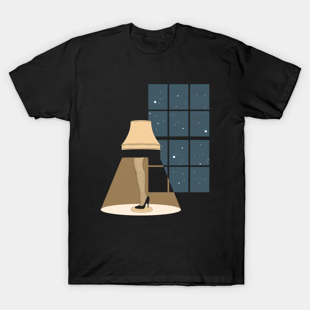 Printed Men T Shirt New Style Leg Lamp A Christmas Story Women T-Shirt | Мужская одежда