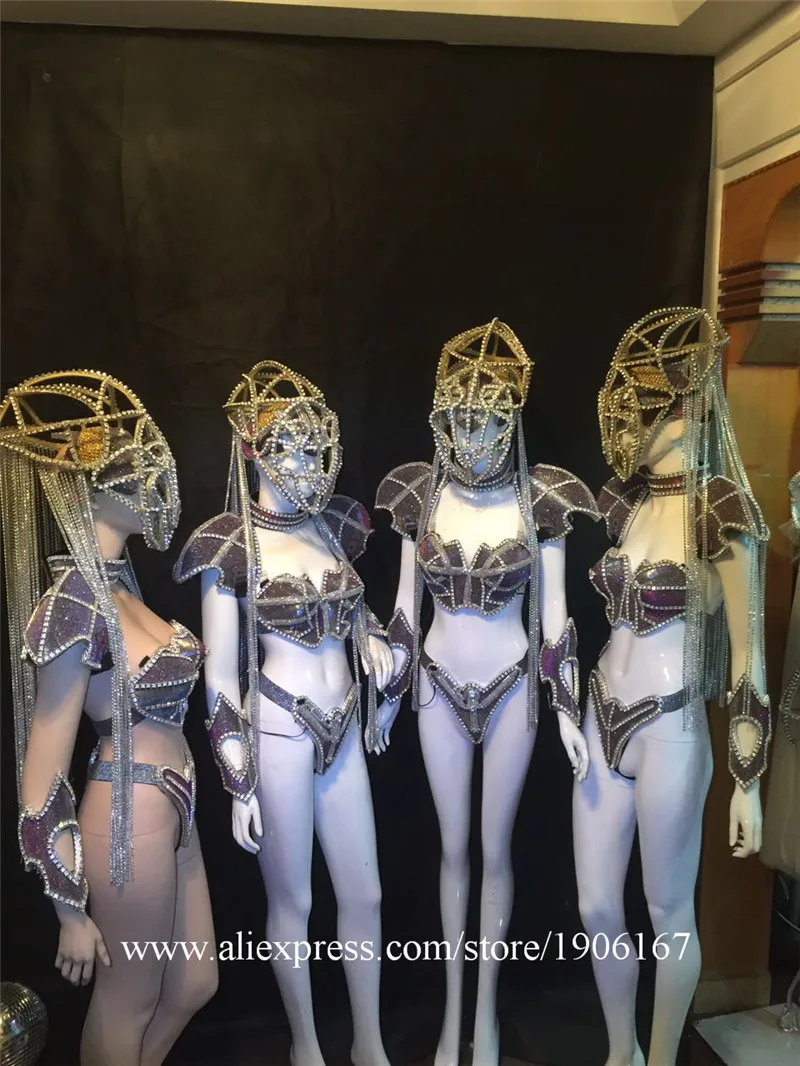 Fashion Model Catwalk Show Ballroom Costumes Led Luminous Sexy Lady Party Evening Dress Stage TV Show Clothes17