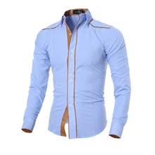 

New Arrival White Business Men Dress Long Sleeve Shirts Men Brand Clothing Male Social Casual Shirt Mens Clothes Shipping