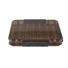 14 отсеков 27*18*4,7 см рыболовные снасти двухсторонняя пластиковая коробка для приманки