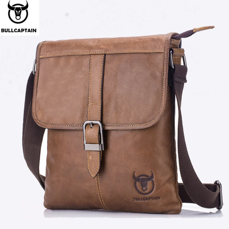 Us 30 0 44 Off Bullcaptain 2019 Men Bag Genuine Leather Man New Crossbody Shoulder Small Business Bags Male Messenger 034 On