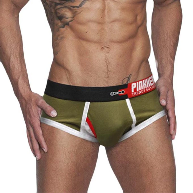 Heros Rose 100 Coton Sexy Homme Sous Vetements Boxer Culottes Triangle Calecons Hommes Gay Mode Shorts Bulge Poche Doux Calecons Aliexpress