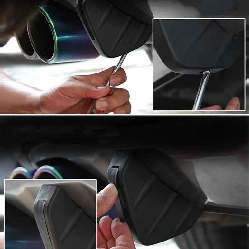 4x coche parachoques trasero difusor de aleta de tiburón Spoiler Protector cubierta caliente venta 4x coche parachoques trasero difusor de aleta de tiburón Spoiler Protector cubierta caliente venta