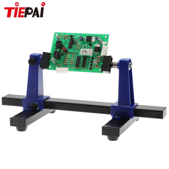 Tiepai Adjustable Printed Circuit Board Holder Frame PCB Soldering and