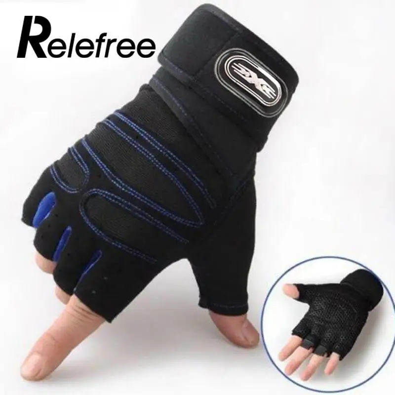 3 Colors Crossfit Gloves Gym Body Building Dumbbells Sports Exercise Training Wrist Fitness Weight Lifting Men Women Gloves