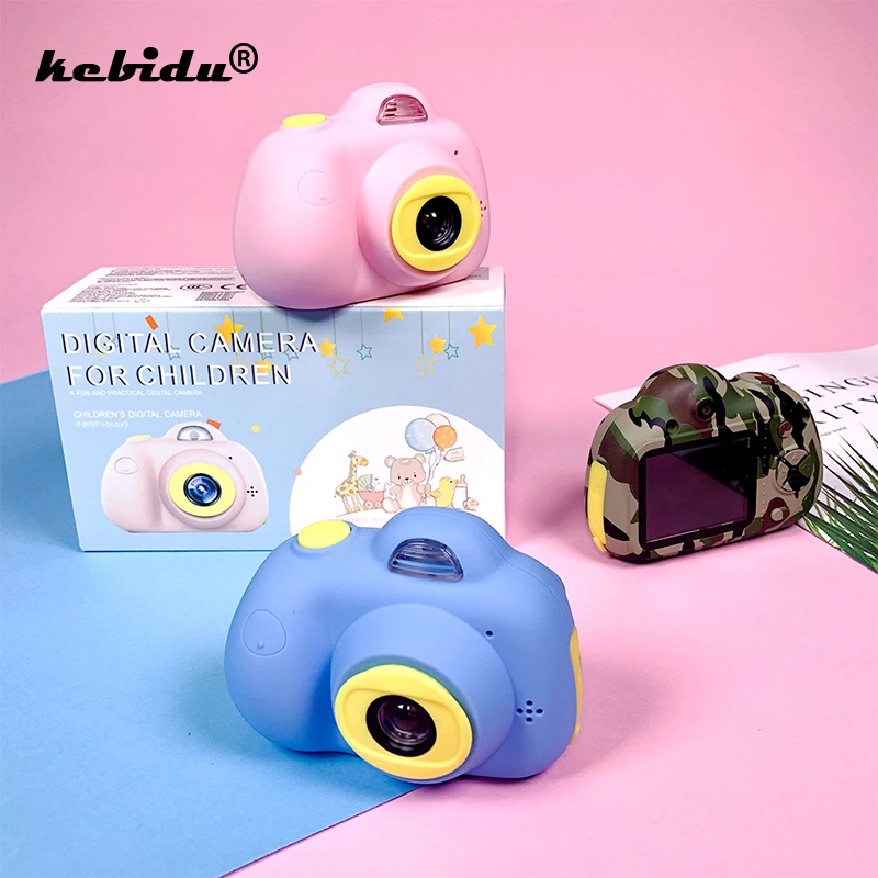 

kebidu Children Photo Camera Kids Mini Digital Toy Camera With Photography Gifts For Above 3 Year Old Educational Toddler Toys