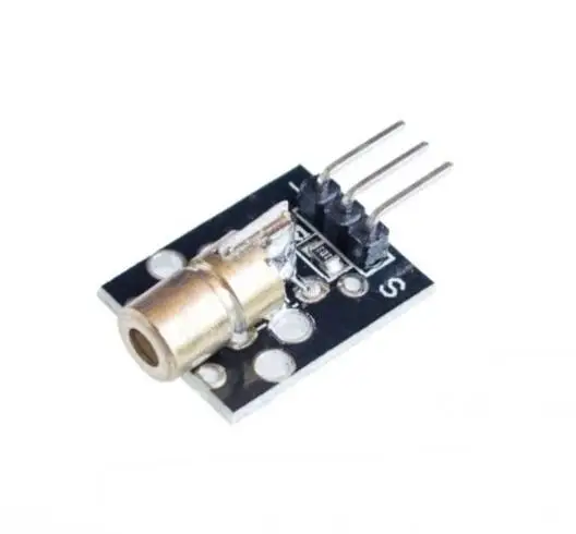 

650nm Laser sensor Module 6mm 5V 5mW Red Laser Dot Diode Copper Head for arduino