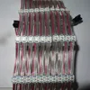 100 pcs/string DC5V WS2812B adressable rvb polychrome pixel lumière; 5 cm espacement de fil; avec fil transparent ► Photo 2/4