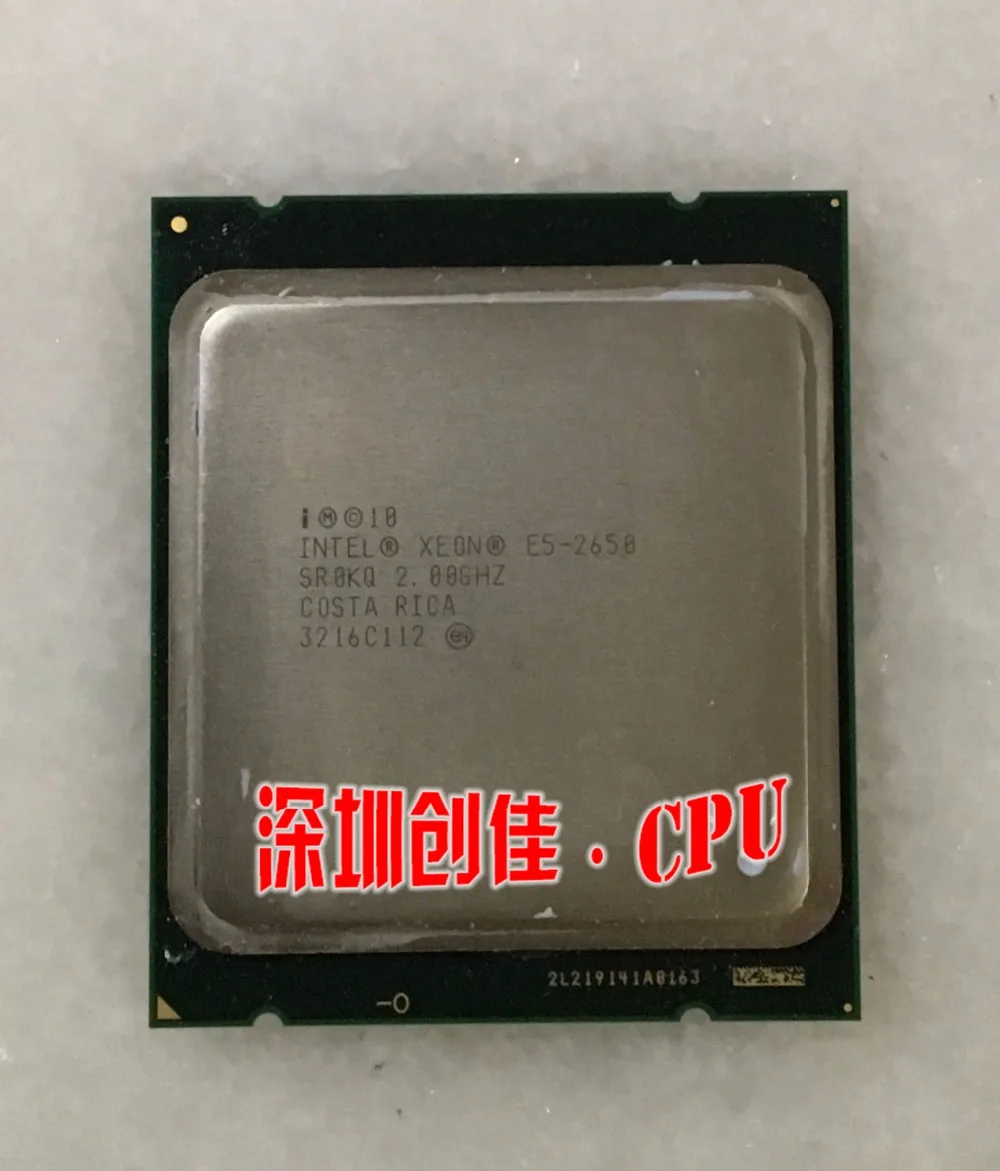 

original INTEL XEON E5-2650 SR0KQ C2 CPU 8 CORE 2.0GHz 20M 8GT/s 95W PROCESSOR E5 2650