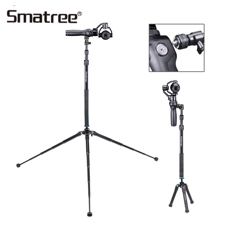 

Smatree SmaPole DS2 Extendable Stick With Tripod for DJI OSMO+, OSMO MOBILE, OSMO MOBILE 2,OSMO PRO/RAW Vertical Rotation