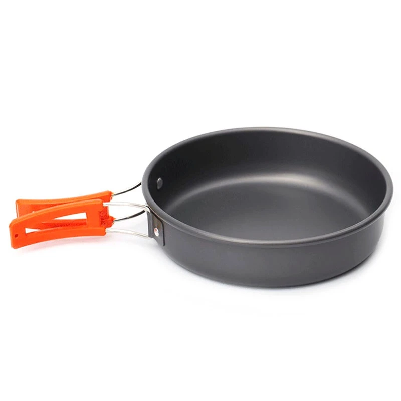 Aotu Camping Cookware Outdoor Cookware Tableware Set Cooking Travel Cutlery Utensils Hiking Picnic Backpacking Camping Pot Pan (5)