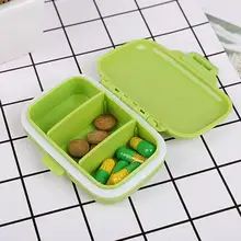 Portable Mini Pill Case Medicine Boxes 3 Grids Travel Home Medical Drugs Tablet Empty Container Home