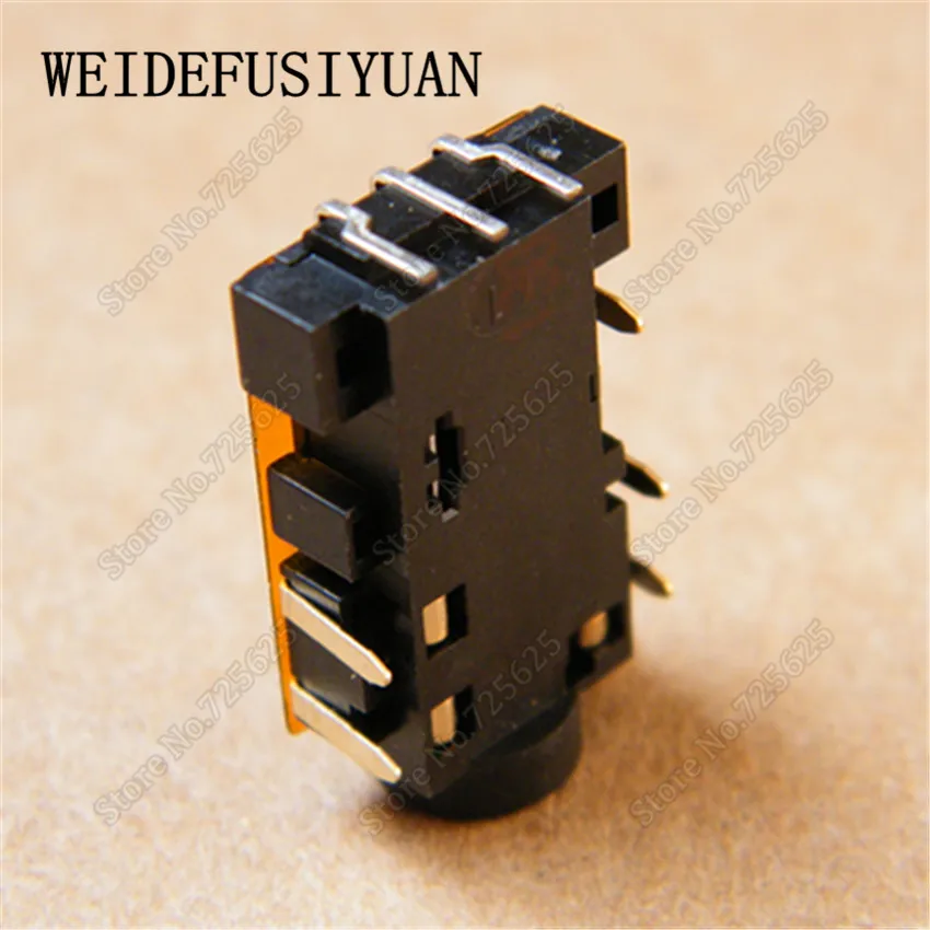 10pcs lot Audio Jack Connector for Asus N55SF N55SL G75VW G75VX X32U U36JC U36SD U36SG Headphone Socket earphone Port