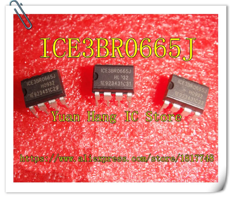 

10PCS/LOT ICE3BR0665J ICE3BR0665 ICE38R0665J DIP-8 Liquid crystal switching power supply chip