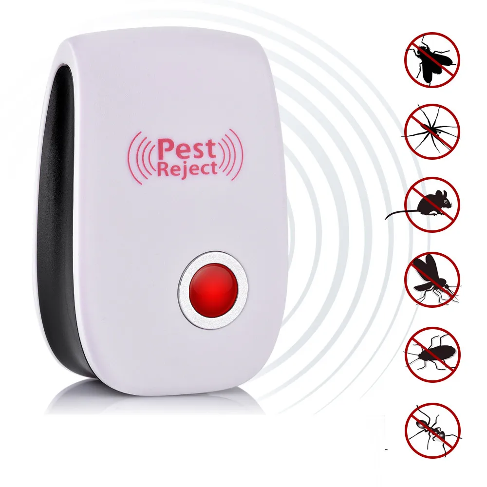 

Mosquito Killer Electronic Ultrasonic Insect Repeller Repellent Mouse Anti Rodent Bug Reject Rat Cockroaches Control Pest Reject
