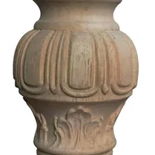 4 шт./лот высота: 12X8 CM автомобиль круглые деревянные ноги Европейский Стиль мебель ноги