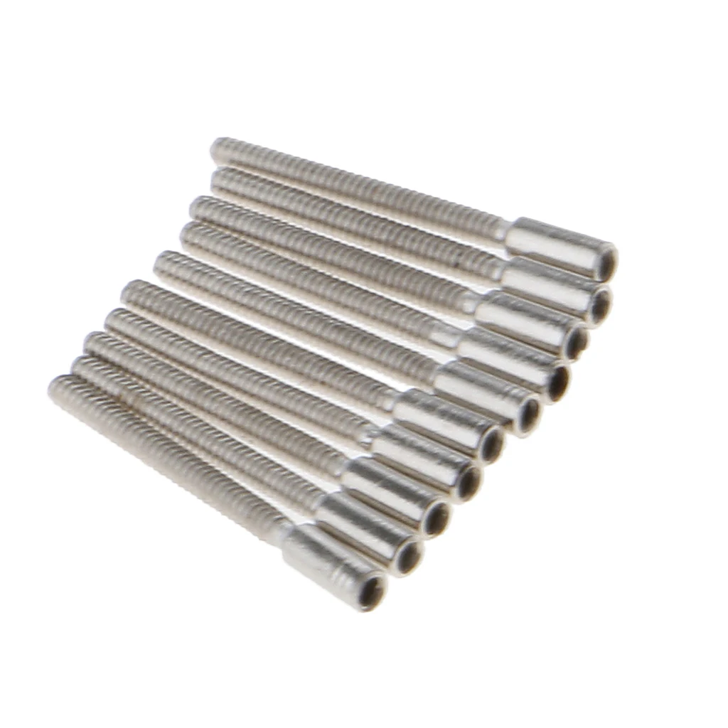 10 Pieces Winding Stems for Wrist Pocket Watch Replace 11.5mm Length Watchmaker