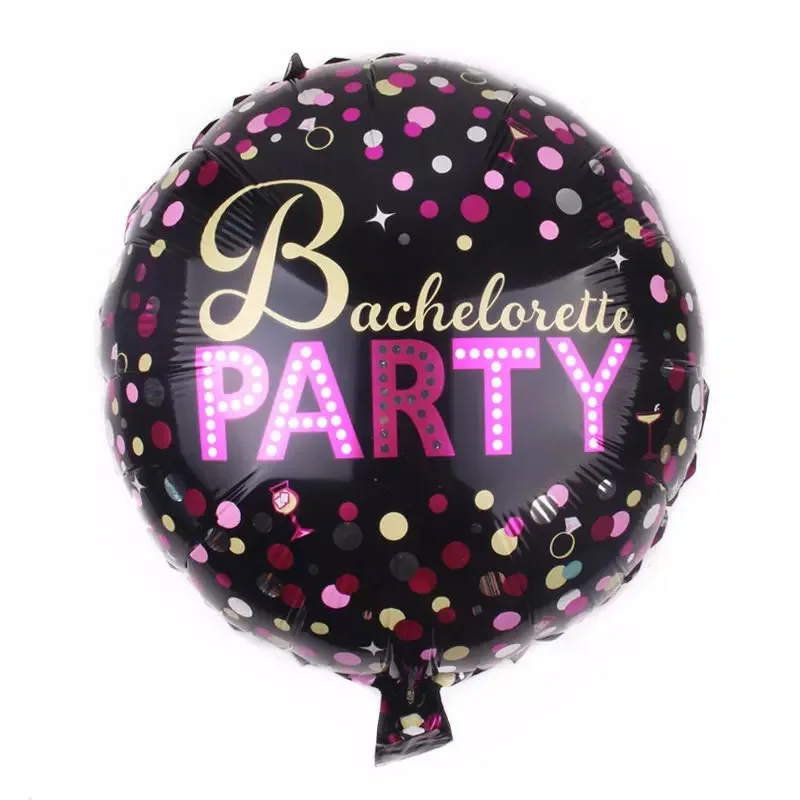 

18inch Girls Birthday Double sided Bachelorette Foil Balloons Wedding Bachelor Party Decorations Diamond Globos Balloon