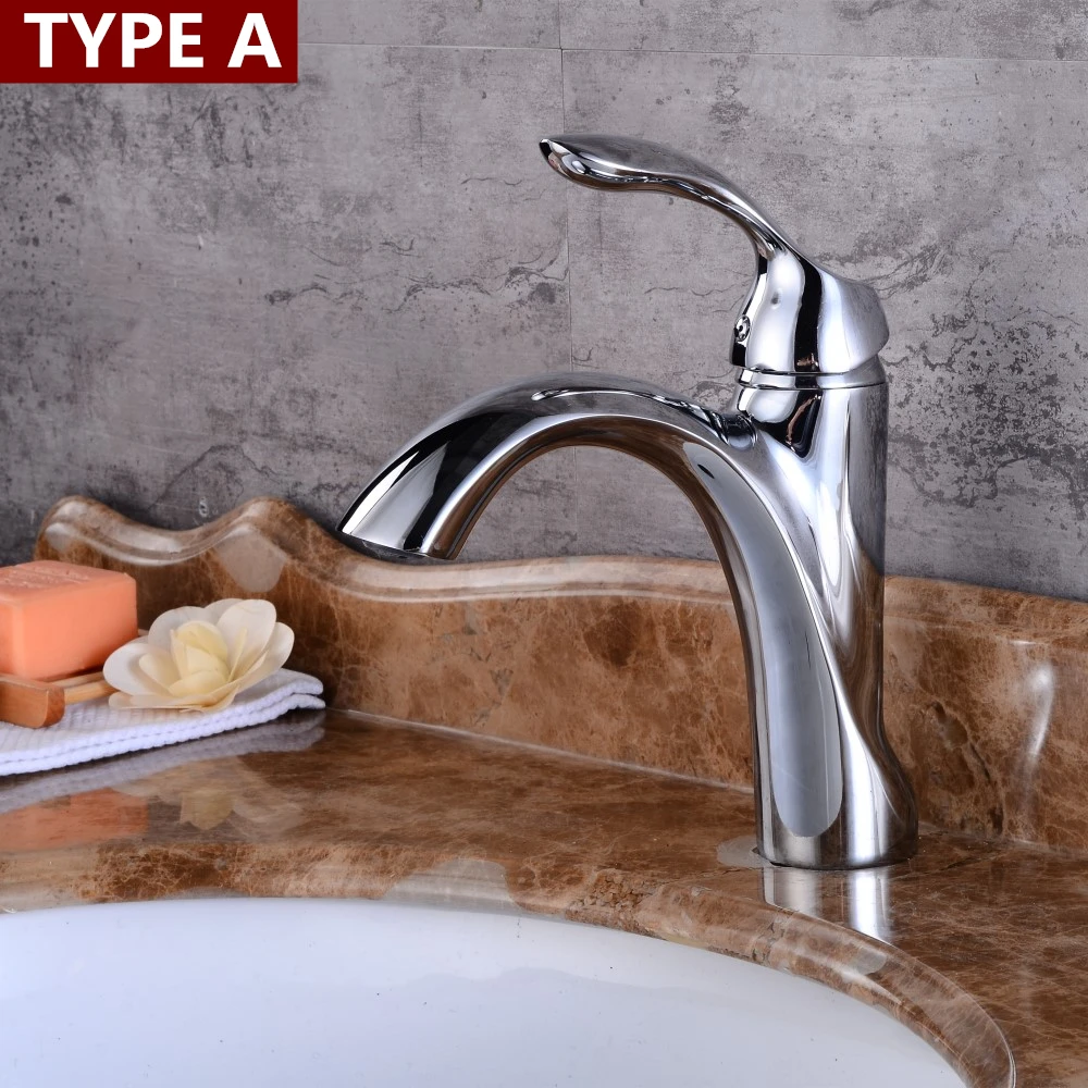 1Best Bathroom Basin Sink Faucet Single Handle Kitchen Tap hot and cold water Basin Faucet Kitchen Faucet Torneiras1