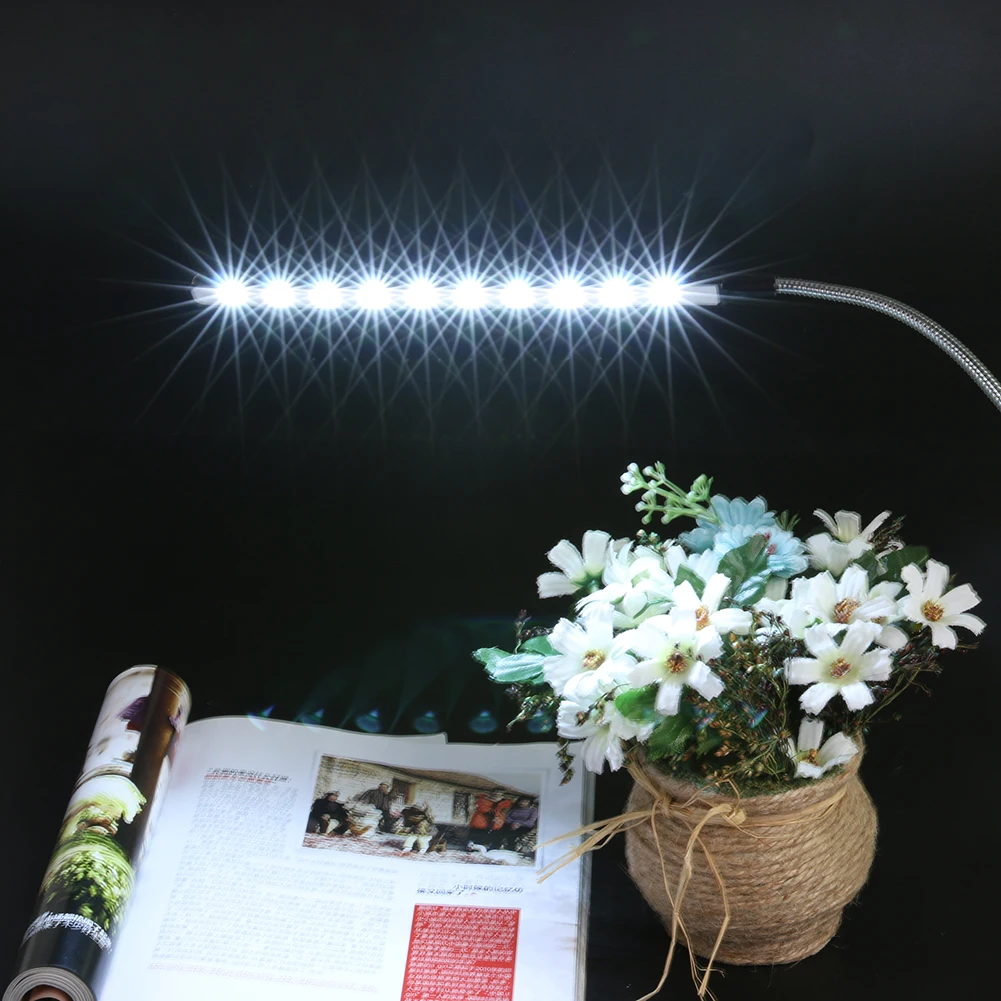 

10 LED Bright Flexible USB Light Laptop Computer Lamp Reading Lamp For Notebook Computer PC for students worker