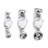 LOULEUR-conectores redondos de cobre con cierre de langosta para pulsera, 3,5/5/6, 5mm, conectores de ganchos para collar, piezas de joyería DIY ► Foto 1/6