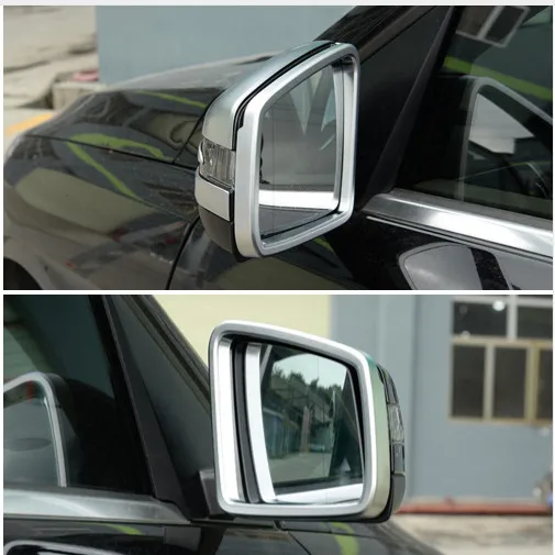 Авто-Стайлинг Зеркало заднего вида зеркало заднего вида рамка Обложка отделка хром ABS Стикеры для Mercedes Benz ML W166 GL X166 автомобильные аксессуары