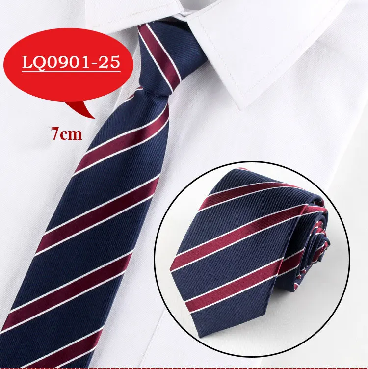 Men Tie Fashion 7cm Classic Luxury Jacquard Woven Neckties Factory Seller Bridegroom Business Wedding Accessories Shirt Neck Tie