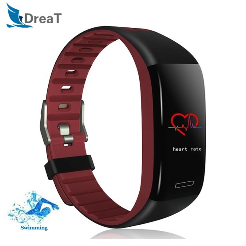 

Smart Watch Black T30 Heart Rate Monitoring Bluetooth Sports Mode Fitness Tracker Bracelet Sleep Pedometer IP68 Waterproof Watch