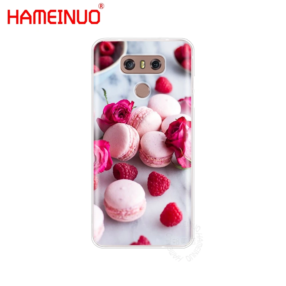 HAMEINUO чехол для телефона с изображением еды печенья Макарон Для LG Q6 G6 MINI G5 K10 K4 M250N