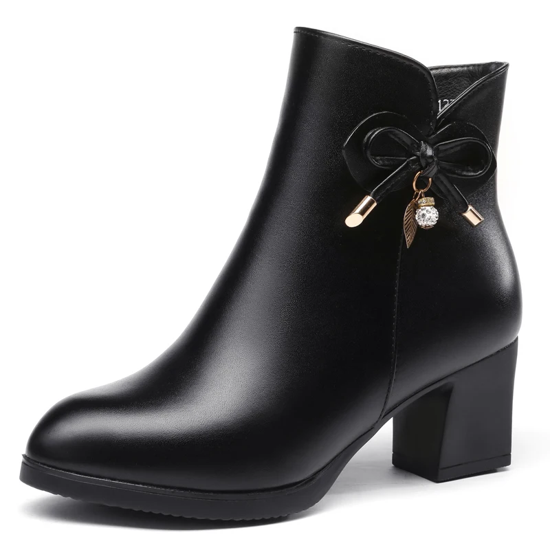

Women High Heels Metal leather Office Women Shoes High Heels Dress Shoes Single black Shoes