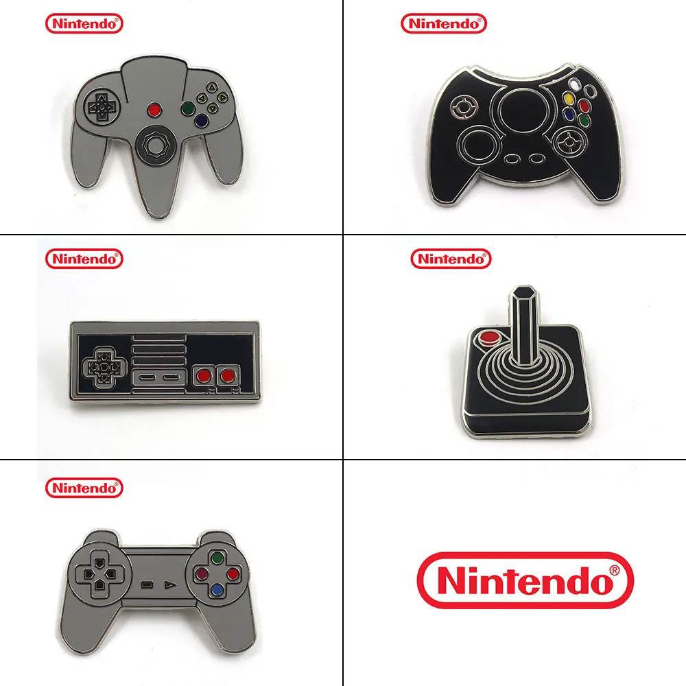 

Wellcomics Zelda PlayStation 4 PS4 Game Handheld Console Handle Symbol Metal Badge Brooch Pin Chest Ornament Cosplay Collection