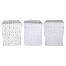 Водонепроницаемость peva прозрачная стиральная машина Пыленепроницаемая Защитная крышка Декор Роза