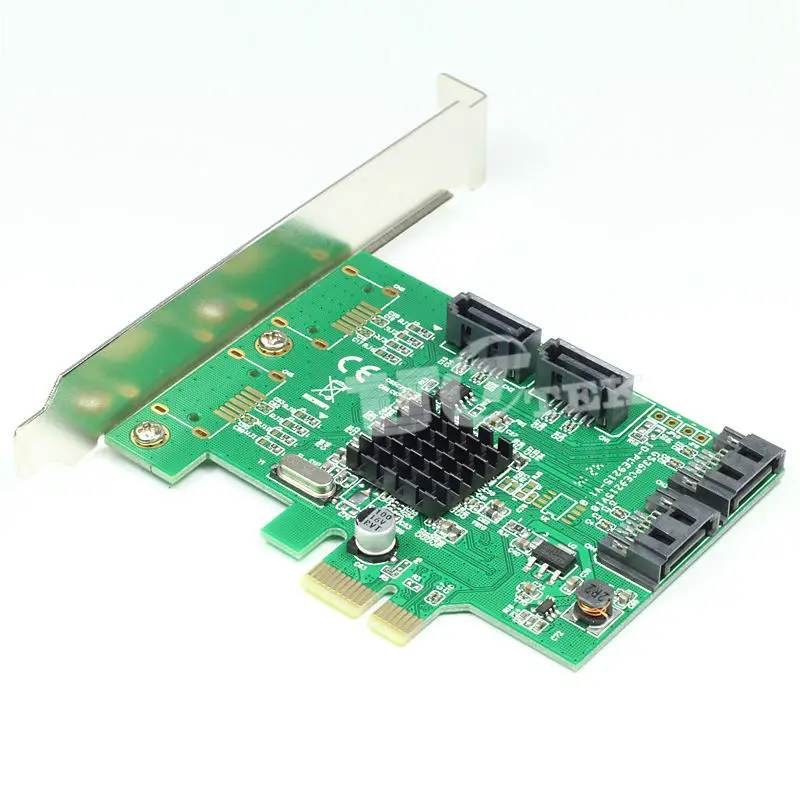 PCI Express SATA 3 контроллер карта PCI-E до 4-Порты и разъёмы SATA 3,0 III адаптер 6 Гбит/с w/низкий профиль кронштейн