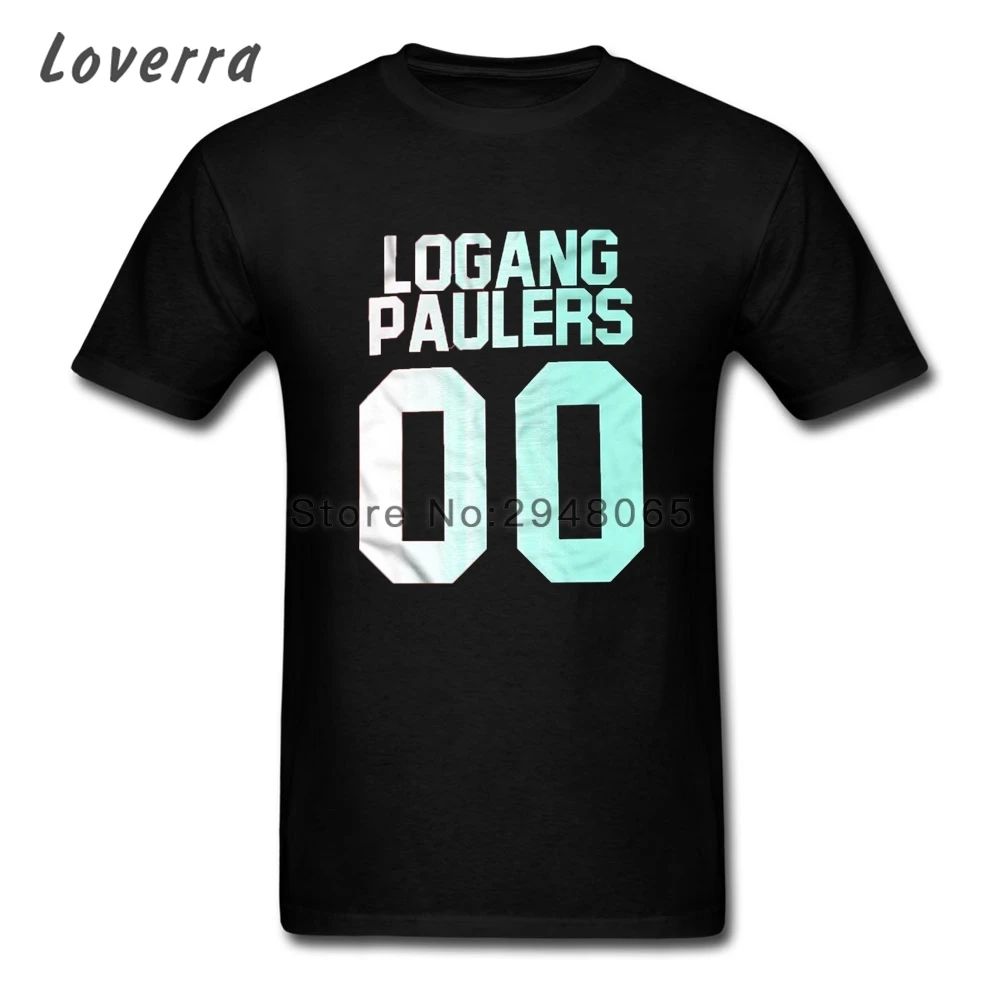 Logang Paulers Man T Shirt Cotton Crossfit Tee Shirt Homme Short Sleeve Round Neck TShirts Men 