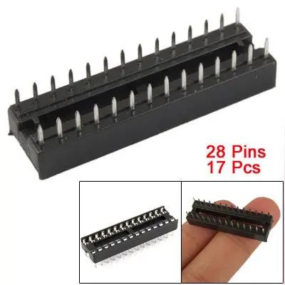 Sockel Plcc 28 Pin Tht für Integrierte Schaltkreise Socket 28 Pin Kontakte