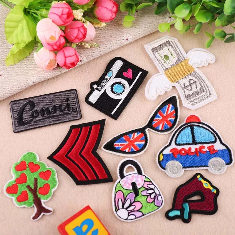 

Embroidery cloth stickers computer chapter cute DIY will money camera bag clothes decoration patch stickers