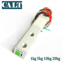 Elektronische wegen DIY Kleine 1 kg 5 kg 10 kg 20 kg Cantilever load cell sensor met HX711AD module(China)
