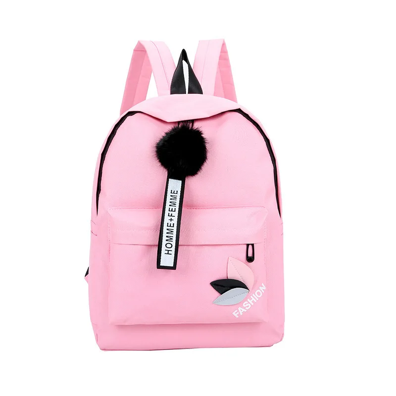 Женская сумка для ноутбука Mochilas Hair Ball с вышивкой большой вместимости путешествий