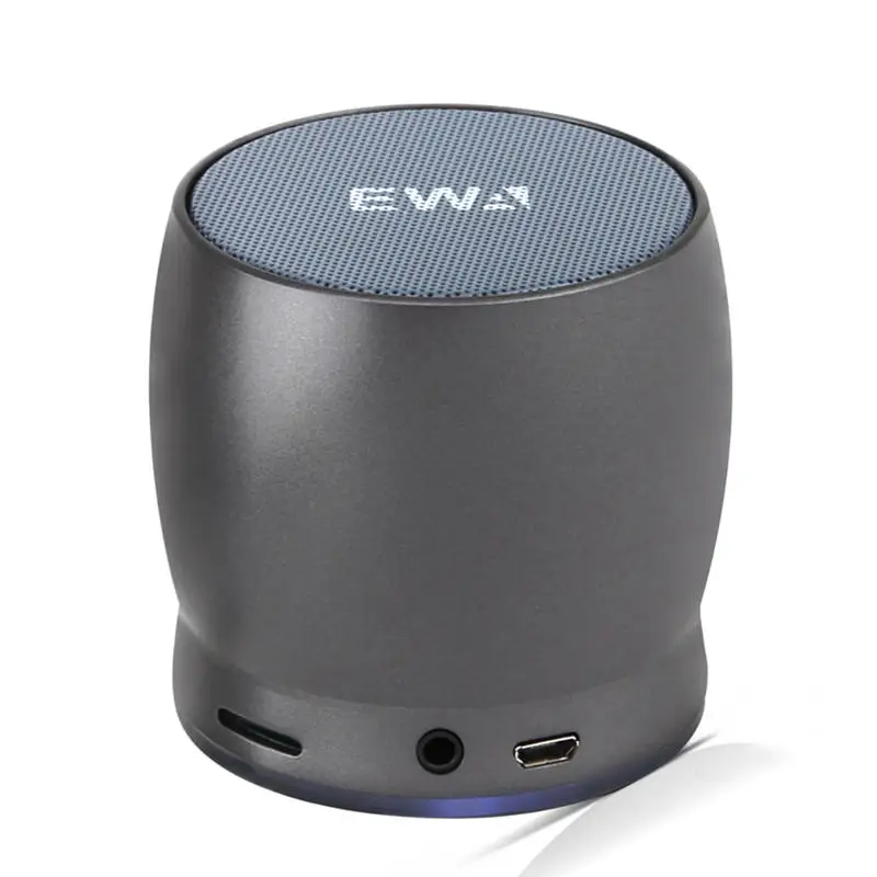 EWA A150 громкий звук мощными басами Беспроводной Bluetooth Динамик встроенный маслянистый для телефона/Tab/ПК Поддержка MicroSD карты/AUX - Цвет: Серый