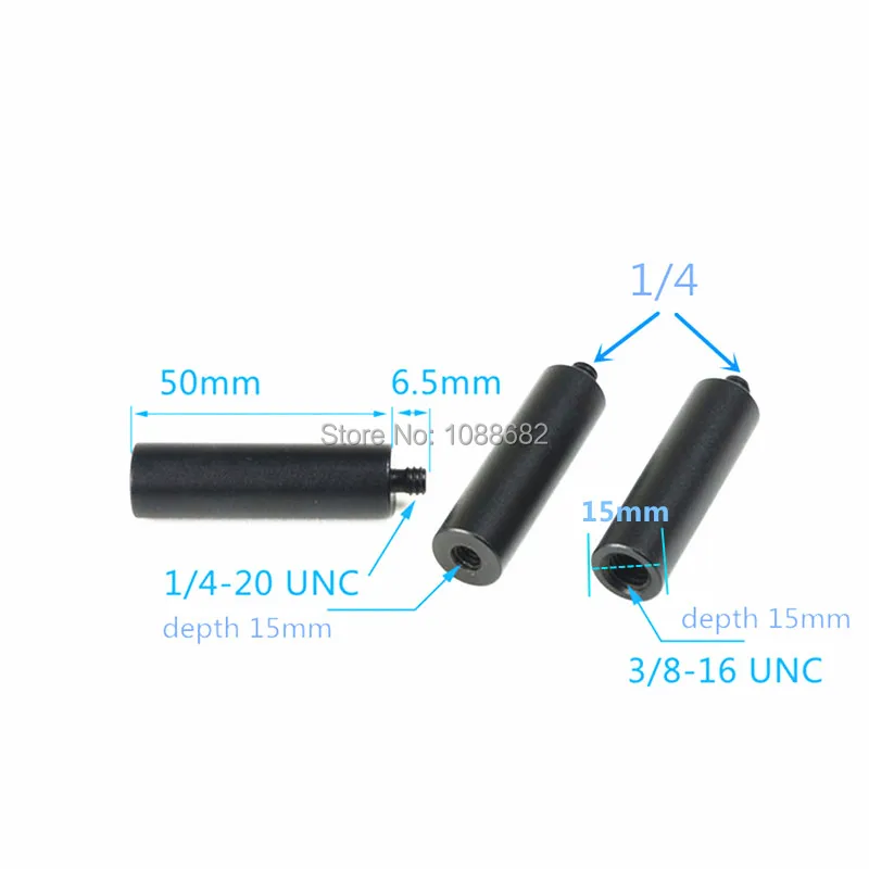 Набор для фотосъемки 15 мм с резьбой 1/4 и резьбой 1/4 или 3/8 крепежный Соединительный винт для DSLR камеры аксессуары для фотостудии