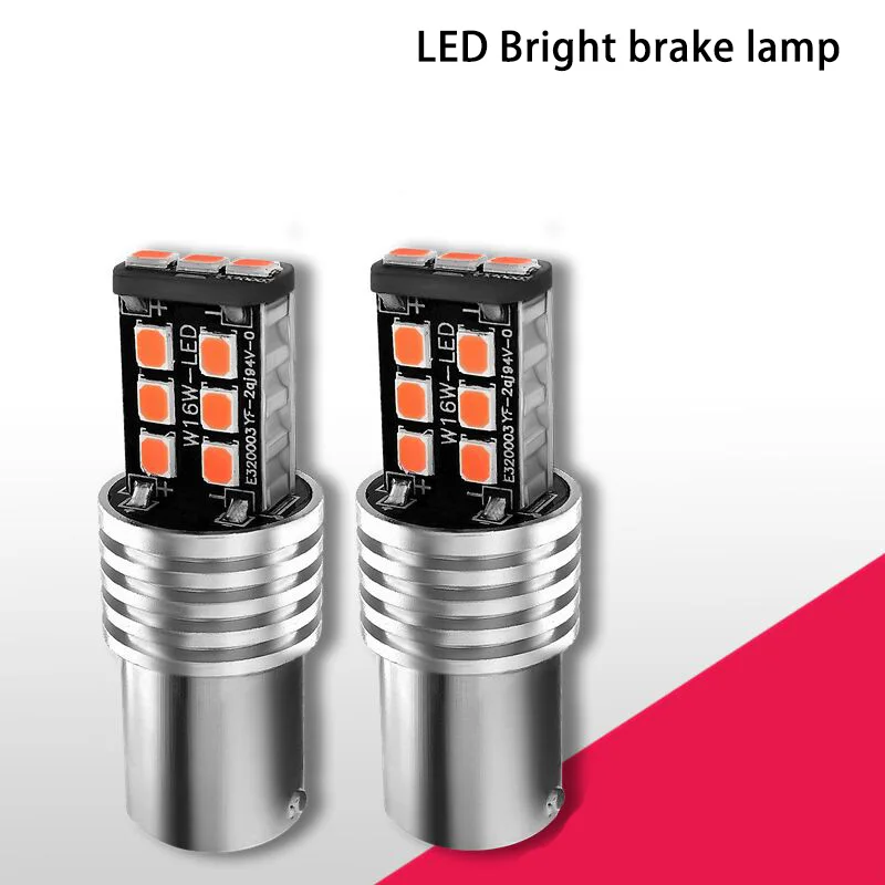 

iJDM Brilliant Red Strobe Flashing W21/5W 7443 7444 T20 1157 BA15D 3157 T25 SRCK LED Replacement Bulbs For Car Brake/Tail Lights