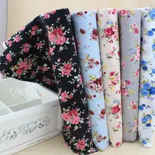 Высокая плотность хлопок Поплин Ткань кутюр Роза Куст Цветочные Цветы Лето Винтаж потертый шик Одежда Платье рубашка ткань