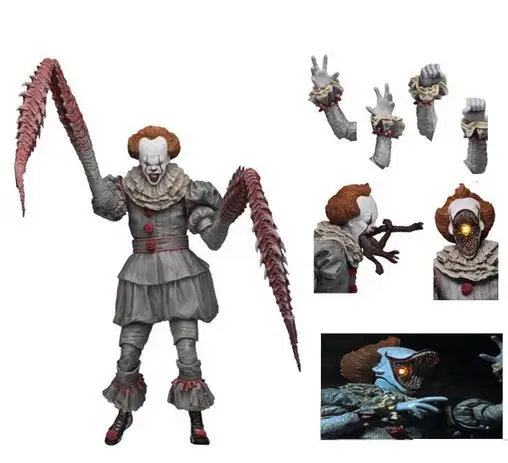 Фигурка NECA Stephen King's It Ultimate Pennywise со светодиодный подсветкой из ПВХ коллекционная