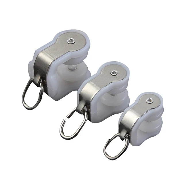 Manufacturer White Electric Curtain Track Pulley Hanging Copper Track