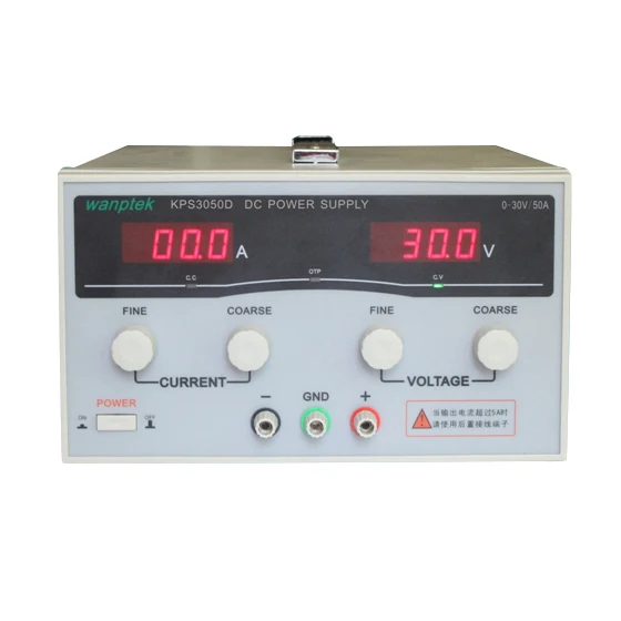 

KPS3050D High precision High Power Adjustable LED Dual Display Switching DC power supply 220V EU 30V/50A