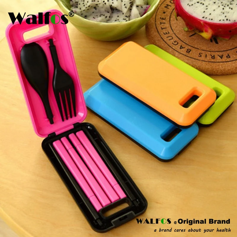1Set Portable Travel Kids Adult Cutlery Travel Fork Tableware