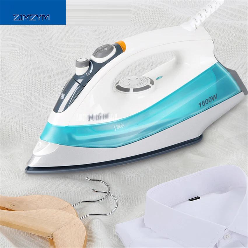 

YD1618 household electric iron steam irons genuine Mini hand-held electric iron 1600W power Ceramic Floor, ABS body Wire Iron