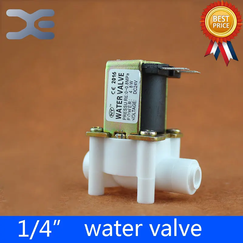 

Valve Parts 1/4" Water Filter Connector Water Valve 24V 1100cc WF-Q2 Water Purifier Accessories