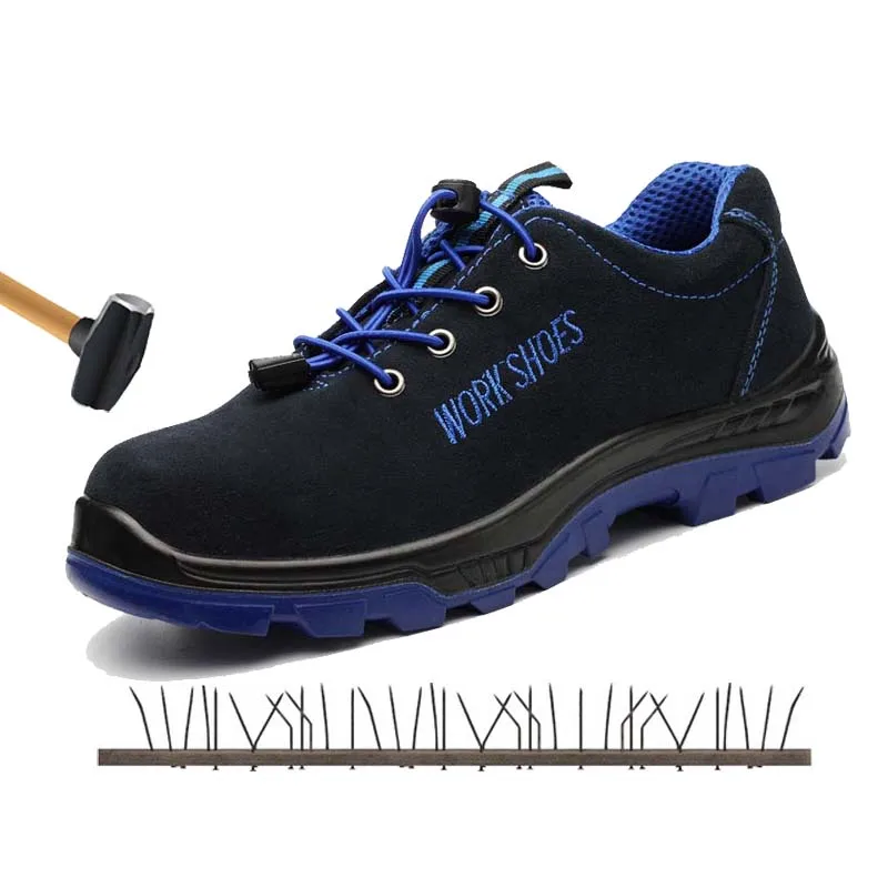 

Steel toe cap safety shoes anti-smashing anti-piercing work shoes safety boots shoes