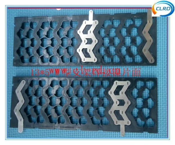

100PCS/LOT 13S5P 65 cells 18650 battery pack bracket e-bike battery pack holder with full set nickel plates 14pcs
